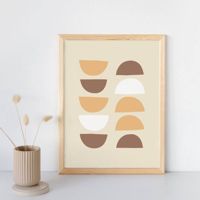 Affiche Rétro geometric pattern (Créateur téléchargé)