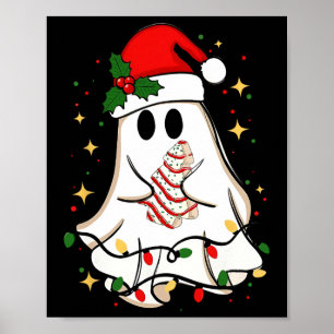 Affiche Retro Ghost Père Noël Noël Noël Noël Noël Noël Noë