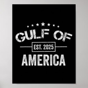 Affiche Retro Golfe De Usa Amérique Est 2025 Golfe Mexique