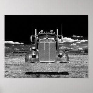 Affiche Retro Kenworth Frontal (modifier #2)