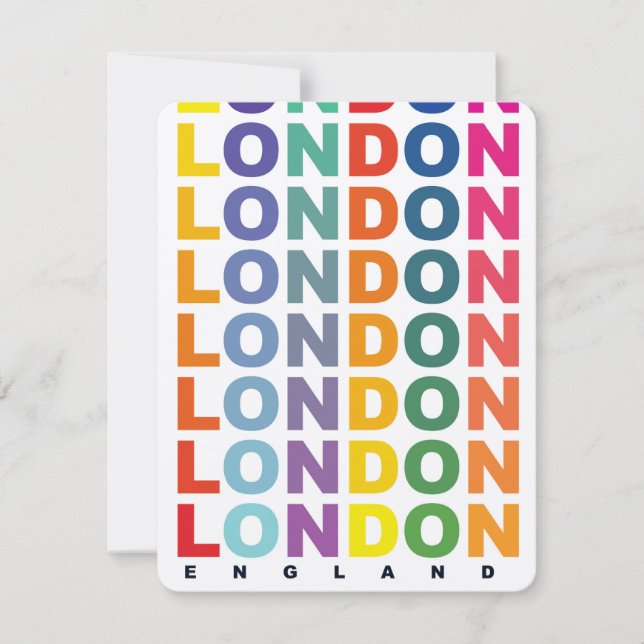 Affiche rétro Londres Angleterre (Devant)