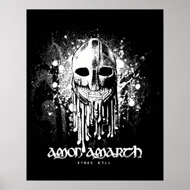 Affiche Retro Love Amon Amarth Music FanArt Forever (Devant)