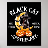 Rétro M Le Chat Halloween Pour Femmes Chat Noir 1