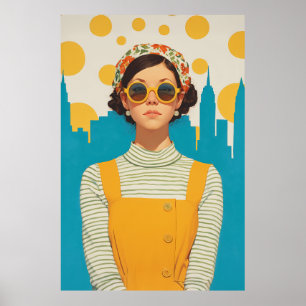 Affiche Retro New York Sunshine