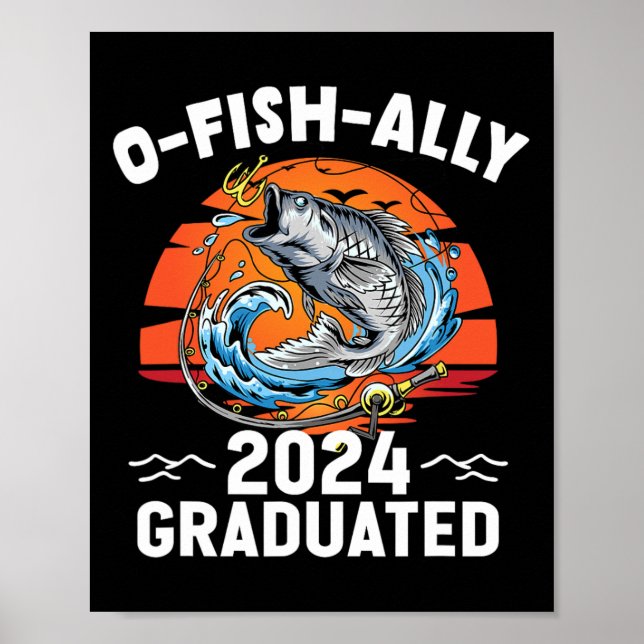 Affiche Retro O-fish-ally 2024 Diplômé supérieur (Devant)