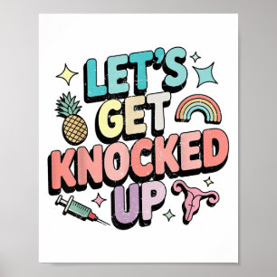 Affiche Retro On assomme Le Transfert De Fertilité Ivf