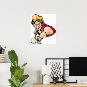 Affiche Retro Pool Player Vintage Billard Sports