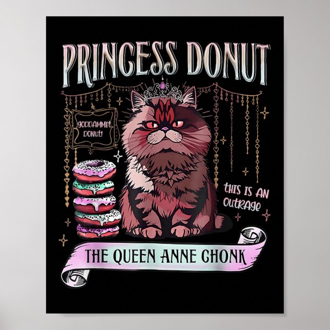 Affiche Retro Princess Donut Dungeon Crawler Carl Book Lov (Devant)