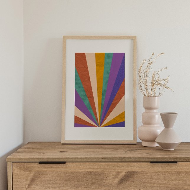 Affiche rétro psychédélique, groovy et colorée (Créateur téléchargé)