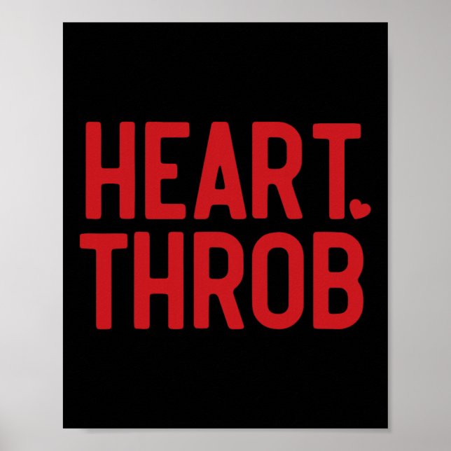 Affiche Rétro Saint-Valentin Coup de Foudre Tout-Petit Gar (Devant)