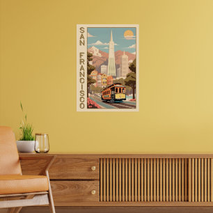 Affiche Rétro San Francisco