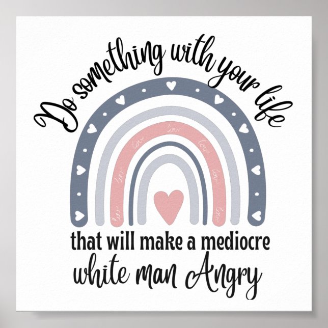 Affiche Retro Saying Faites quelque chose de votre vie (Devant)