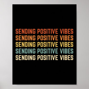 Affiche Rétro Sening Positif Vibes