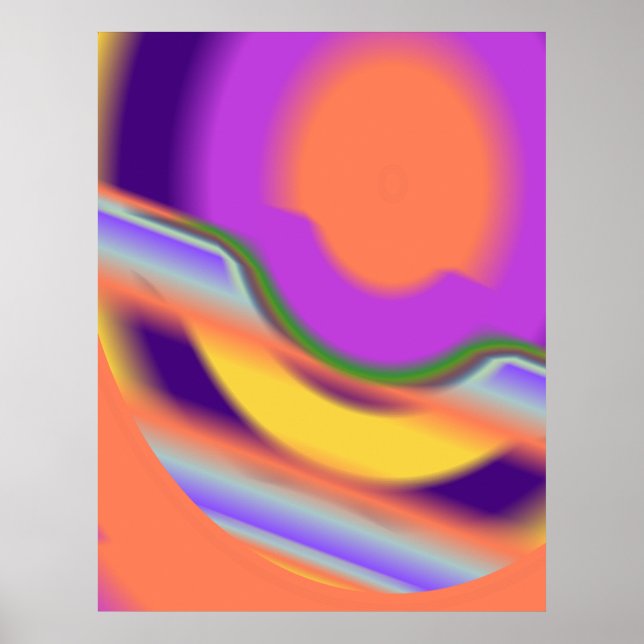 Affiche Rétro-set de métal liquide moulé D (018) (Devant)