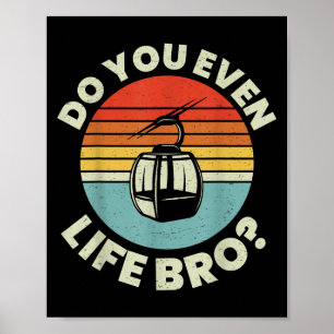 Affiche Retro Ski Vintage Vous Même Soulevez Bro_ _2
