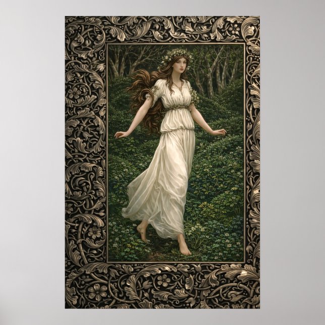 Affiche Rétro The Wood Beyond the World par William Morris (Devant)