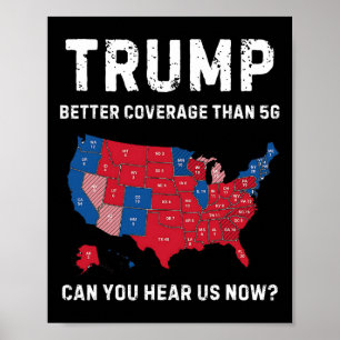 Affiche Retro Trump Meilleure Couverture Que 5g Pouvez-Vou