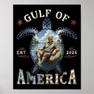 Affiche Retro Trump Merica 4 juillet 47e président Amer