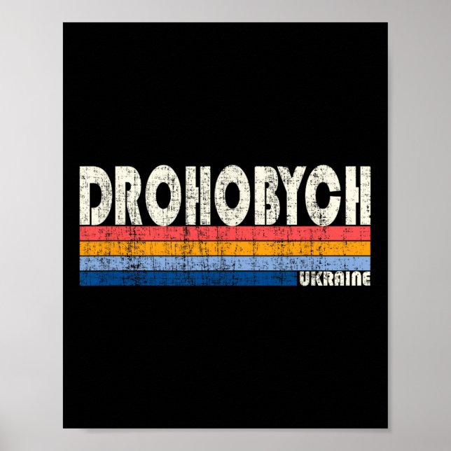 Affiche Retro Vintage 70s 80s Style Droho  (Devant)