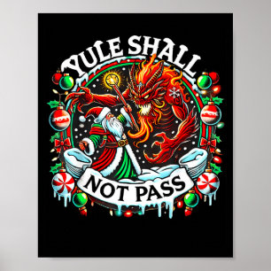 Affiche Retro Vintage Creepmas Yule Ne Passe P Magicien Sa