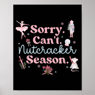 Affiche Rétro Vintage Désolé Impossible Saison Casse-Noise