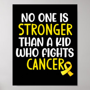 Affiche Retro Vintage Gold Ribbon Enfance Cancer Award