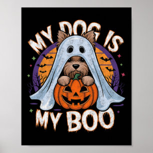 Affiche Retro Vintage Mon Chien Est Mon Chien Fantôme Hall