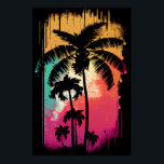 Affiche Retro Vintage Ombre Pop Art Palm Los Angeles Vibes<br><div class="desc">Transportez-vous sur les rives ensoleillées de Los Angeles avec cette Impression Retro Vintage Ombre Pop Art Palm Tree. Les couleurs vives et l'ombre créent une pièce unique et attrayante qui apporte une touche de charme rétro à toutes les chambres. Les palmiers évoquent un sentiment de détente et les ambiances insouciantes...</div>