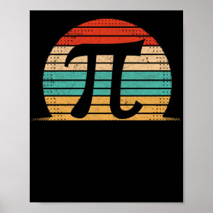 Affiche Retro Vintage Pi Day 2022 Math Lover