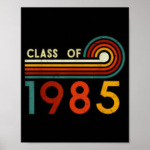 Affiche Retro vintage promotion 1985 retrouvailles 40e