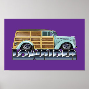 Affiche Rétro Woody Lowrider