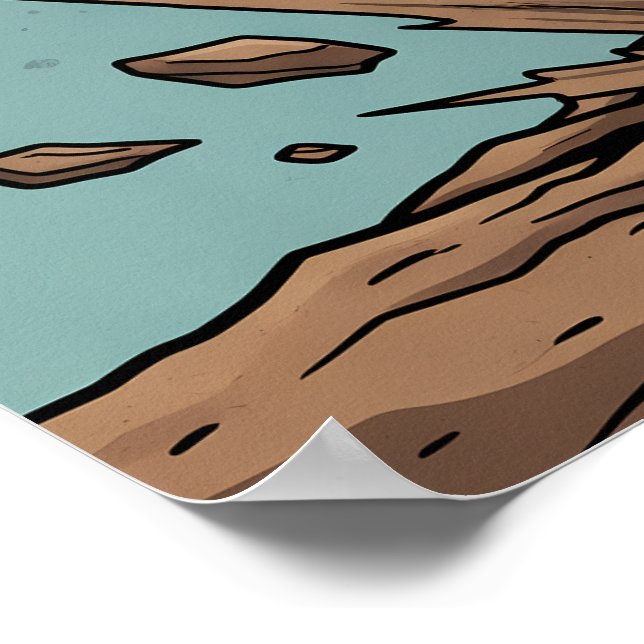 Affiche Retro Zombie Gamer Hand - Classic Controller Grip (Coin)