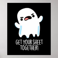 Retrouvez votre feuille ensemble Funny Ghost Pun D
