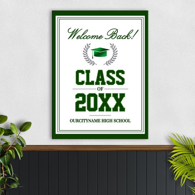 Affiche Réunion de classe des couleurs de l'école Bienvenu (Créateur téléchargé)