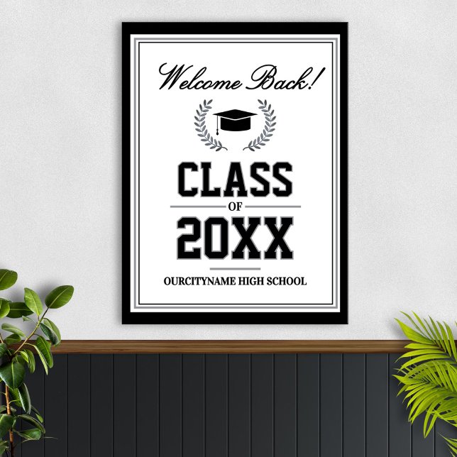 Affiche Réunion de classe des couleurs de l'école Bienvenu (Créateur téléchargé)