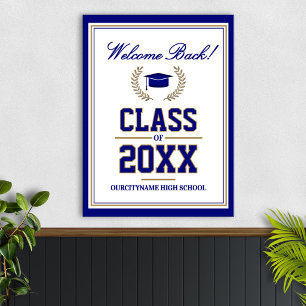 Affiche Réunion de classe des couleurs de l'école Bienvenu