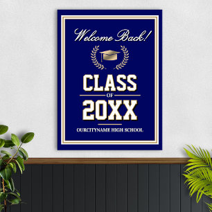 Affiche Réunion de classe des couleurs de l'école Bienvenu