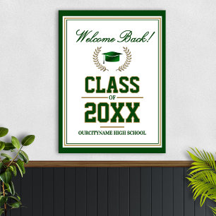 Affiche Réunion de classe des couleurs de l'école Bienvenu