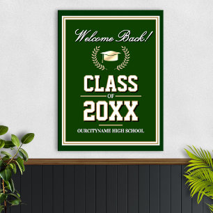 Affiche Réunion de classe des couleurs de l'école Bienvenu