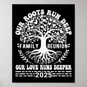 Affiche Réunion de famille 2025 Nos racines sont profondes