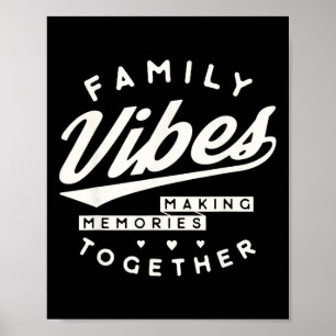 Affiche Réunion de famille 2025 Vibes familiales Création