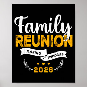 Affiche Réunion de famille 2026 Création de tenue de réuni