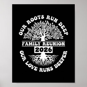 Affiche Réunion de famille 2026 Nos racines sont profondes