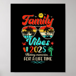 Affiche Réunion de famille amusante et assortie 2025 Créat