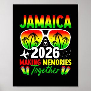 Affiche Réunion de famille Jamaïque 2026 Création de souve