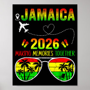 Affiche Réunion de famille Jamaïque 2026 Création de souve