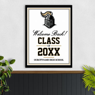 Affiche Réunion de la classe des mascottes de l'école Bien