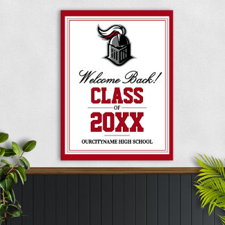 Affiche Réunion de la classe des mascottes de l'école Bien
