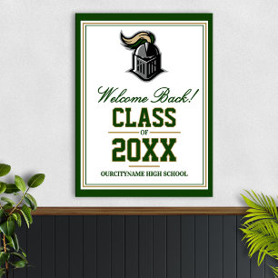 Affiche Réunion de la classe des mascottes de l'école Bien