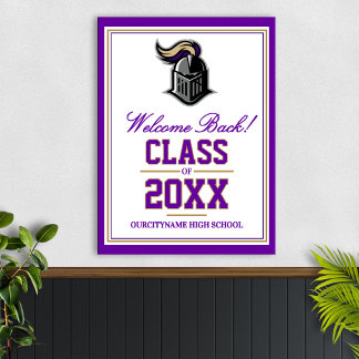 Affiche Réunion de la classe des mascottes de l'école Bien
